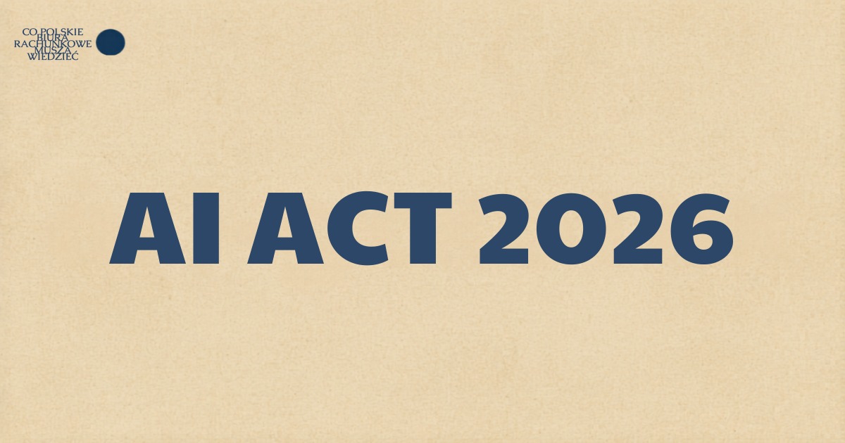 AI Act 2026 - compliance dla polskich biur rachunkowych